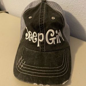 Jeep girl trucker hat